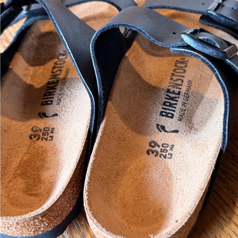 Birkenstock Black Two-Strap Sandals - Picture 3 of 7